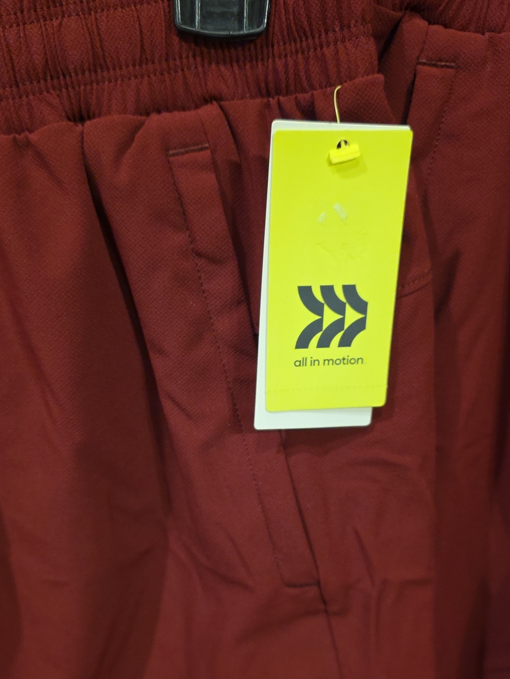 Athletic Shorts in Deep Burgundy, Small - Picture 4 of 7
